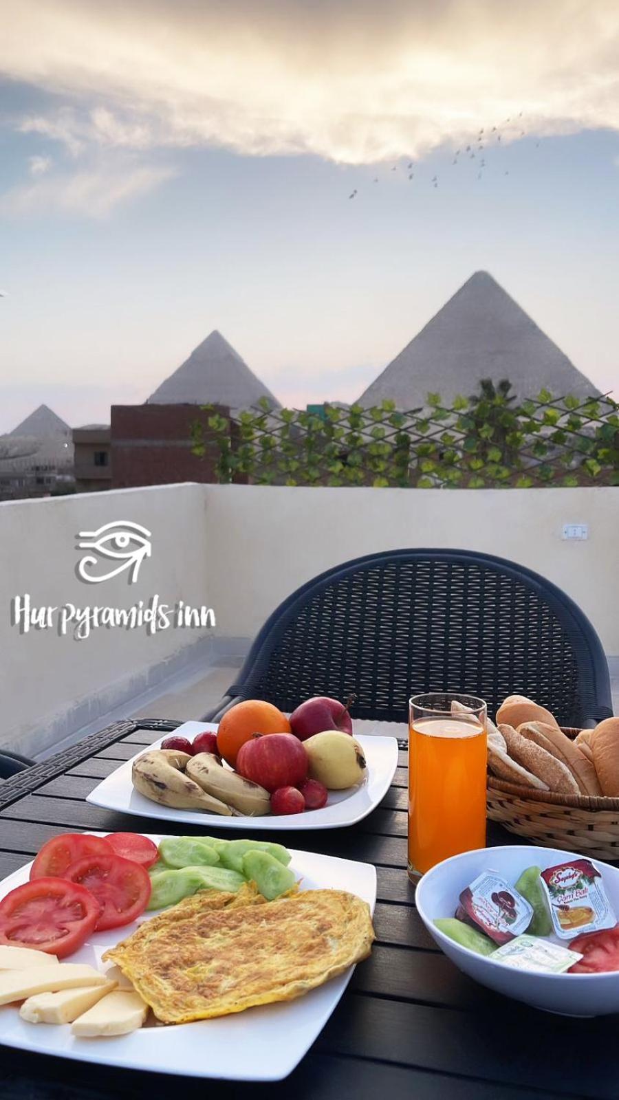 Hur Pyramids Land Inn Kafret el-Gabal Exterior foto