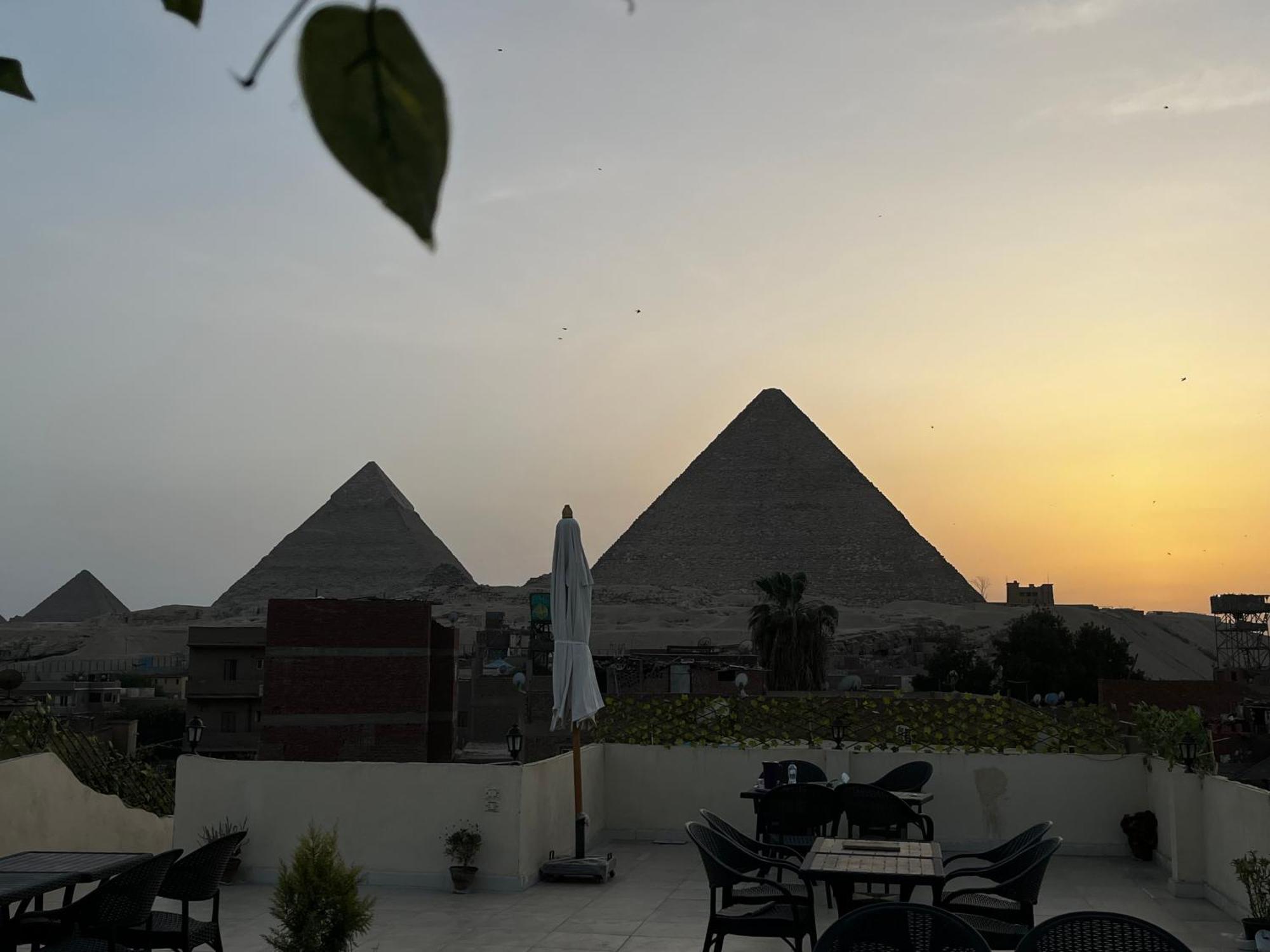 Hur Pyramids Land Inn Kafret el-Gabal Exterior foto