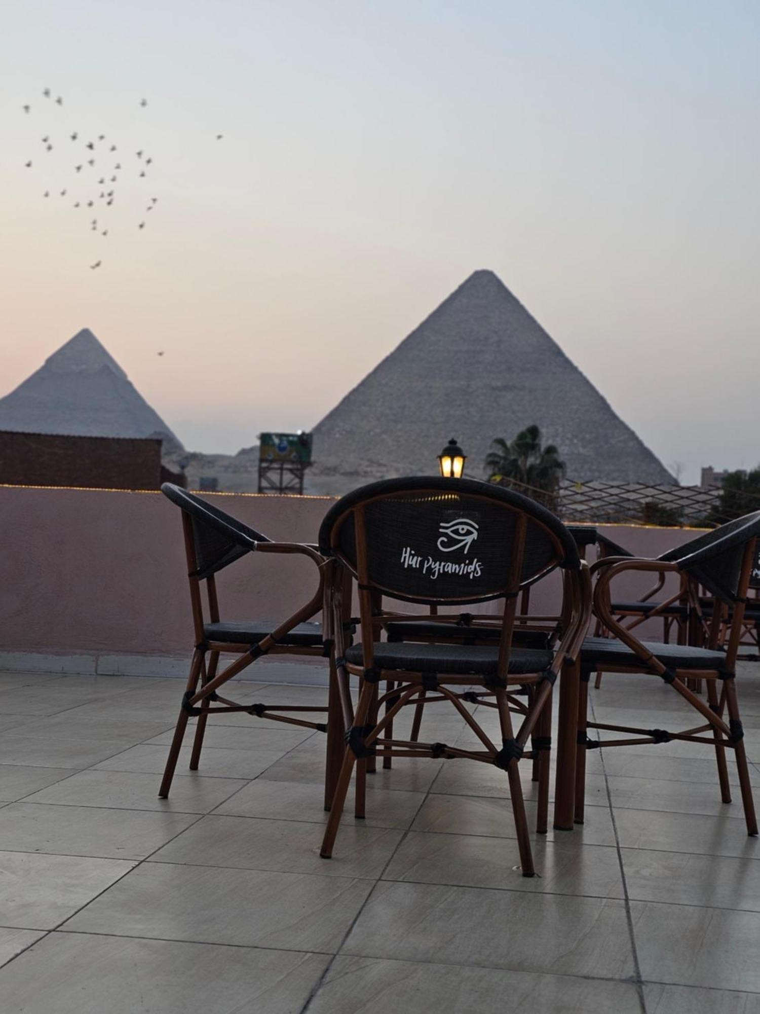 Hur Pyramids Land Inn Kafret el-Gabal Exterior foto