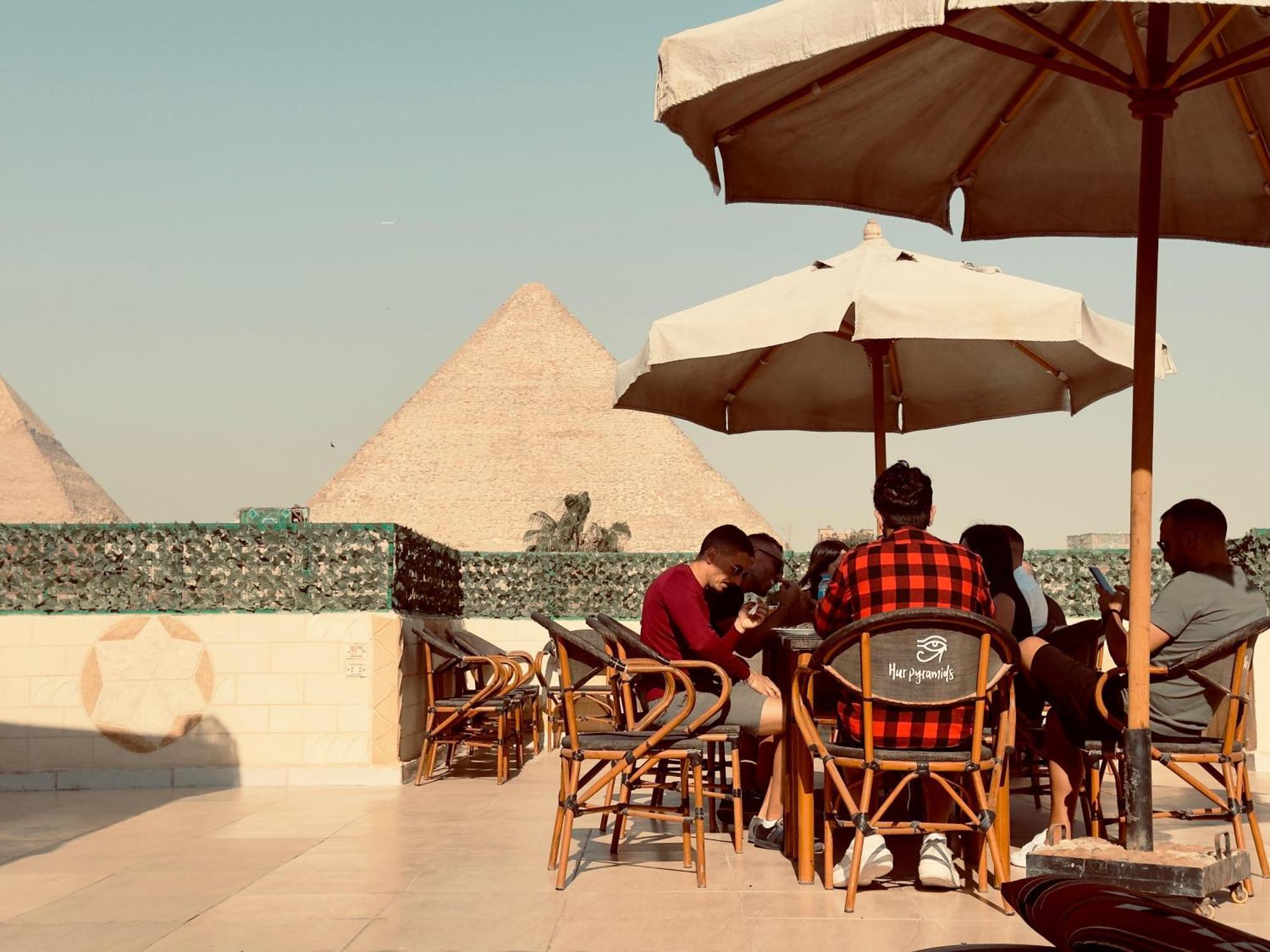 Hur Pyramids Land Inn Kafret el-Gabal Exterior foto