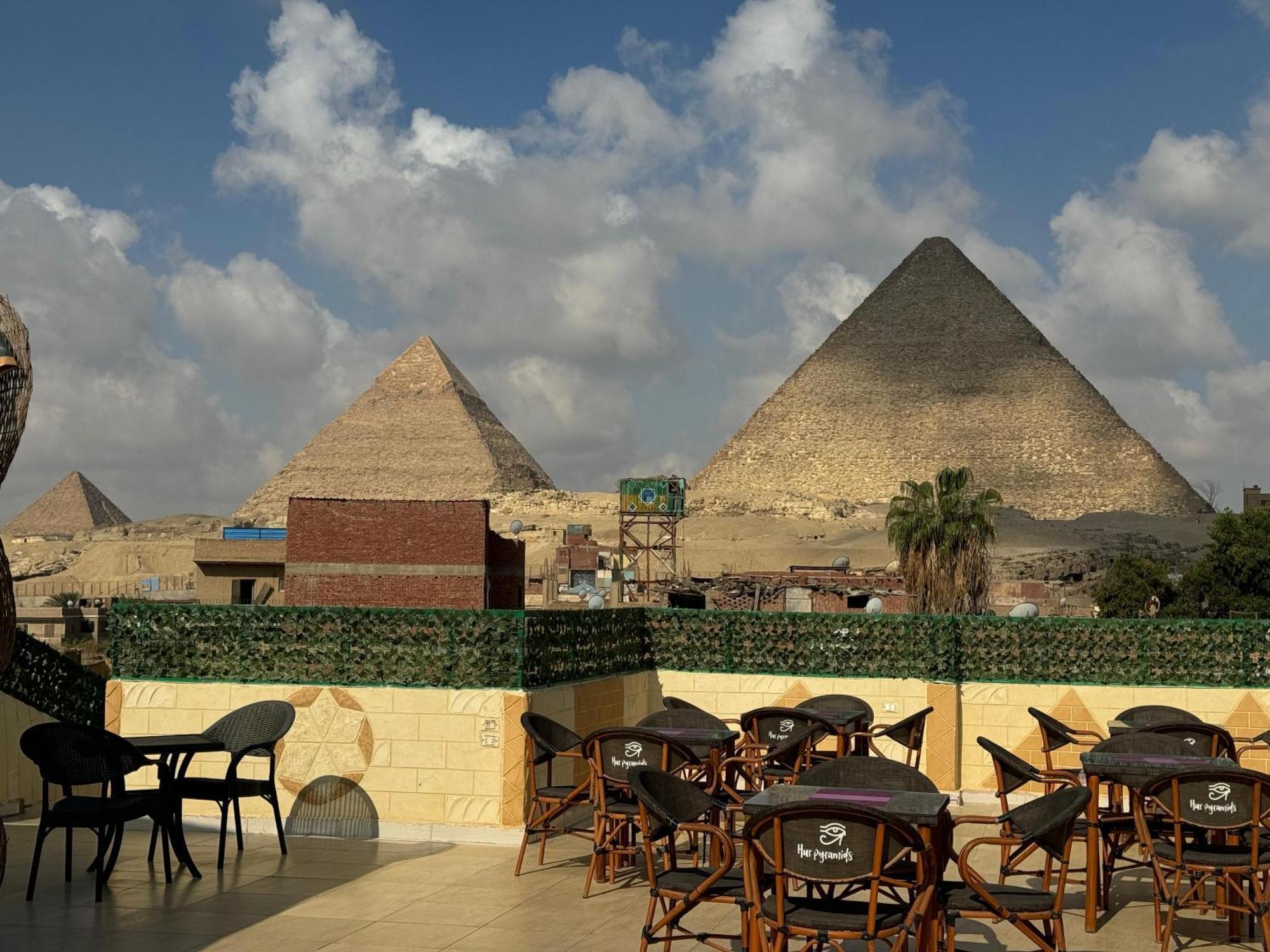 Hur Pyramids Land Inn Kafret el-Gabal Exterior foto
