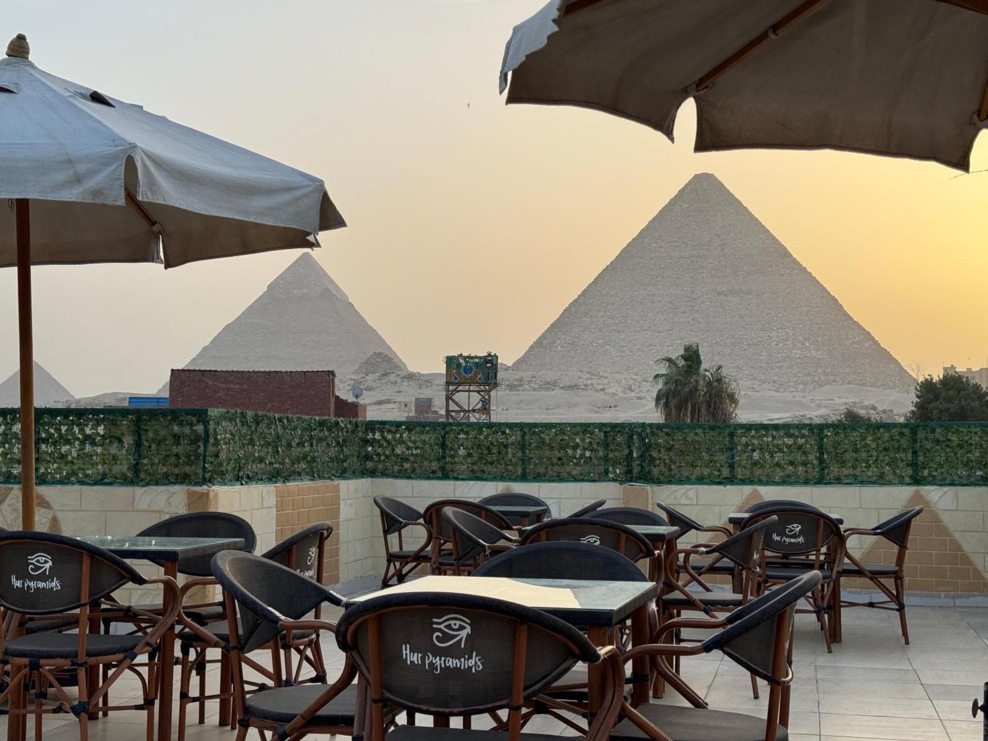 Hur Pyramids Land Inn Kafret el-Gabal Exterior foto